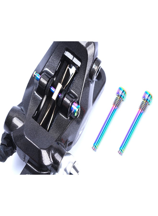 RISK 2pcs Ultralight Titanium Alloy Bicycle Hydraulic Disc Brake Bolts - Image 2