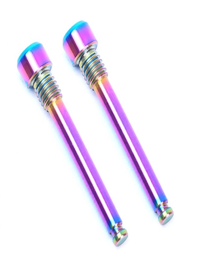 RISK 2pcs Ultralight Titanium Alloy Bicycle Hydraulic Disc Brake Bolts - Image 1