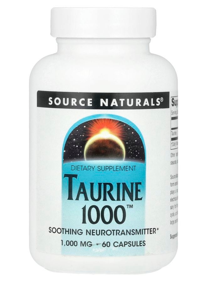 Taurine 1000™ 1000 mg 60 Capsules