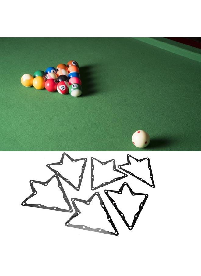 Thoraya 6Pcs/Set Thin Film 9 Balls Billiard Kick-off Rack Ball Holder Positioning Billiard Table Pool Cue Accessory#1  - Image 5