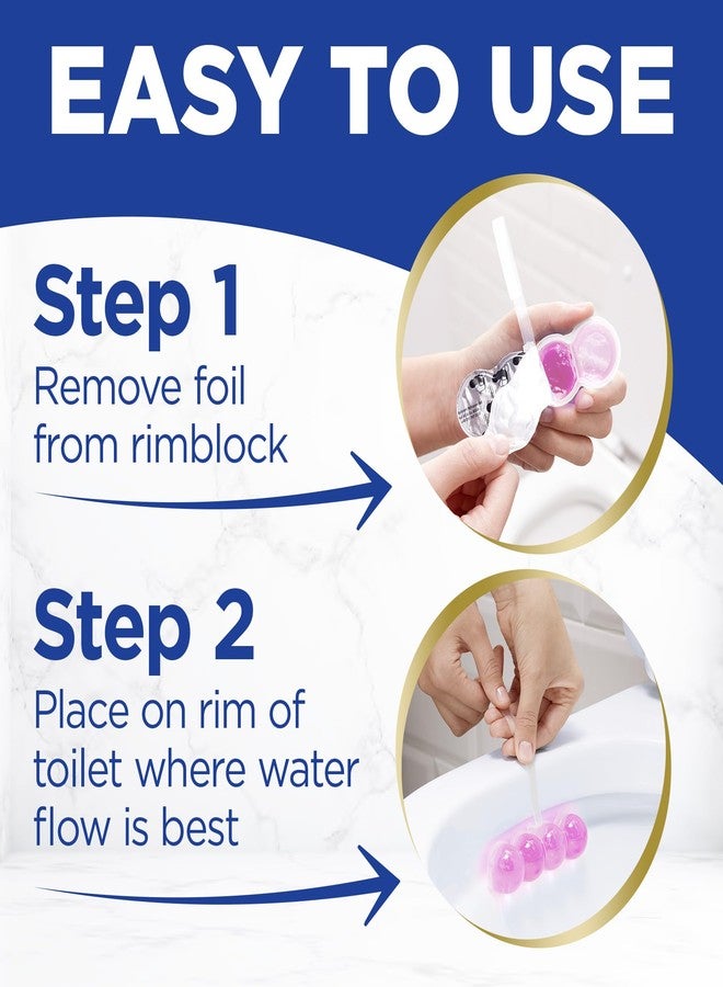 Bloo Brilliant Gel All in 1 Toilet Rim Block Cleaner, Spring Rain Fresh Scent, for All-Around Cleanliness, Long Lasting Freshness and Brilliant Shine, 42g - Image 4