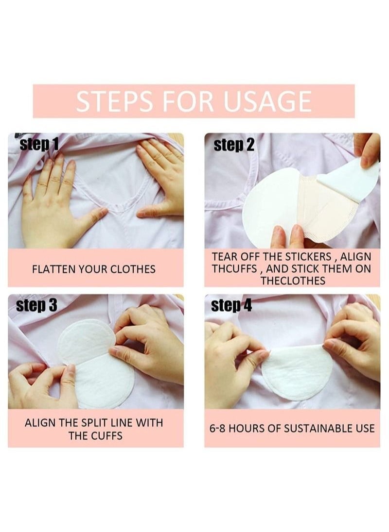 Generic - 40 Pcs Sweat Pads Underarm, Armpit Sweat Block for Sweating Women and Men, Premium Sweat Shield Fight Hyperhidrosis,Comfortable Unflavored Disposable Underarm Pads,Non Visible Dress Guards - Image 1