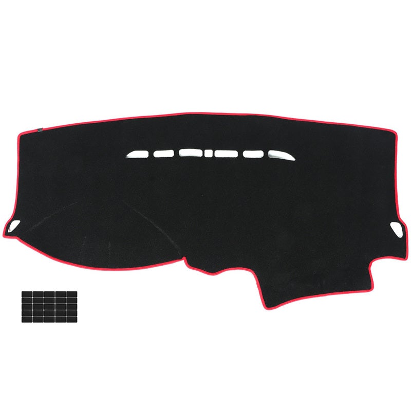 Car Dashboard Cover: Polyester Material Heat UV Resistant - Pre-Cut Vents Sensor Openings Dashboard Mat for Ford Focus 2005-2011 Interior Protection - Image 1