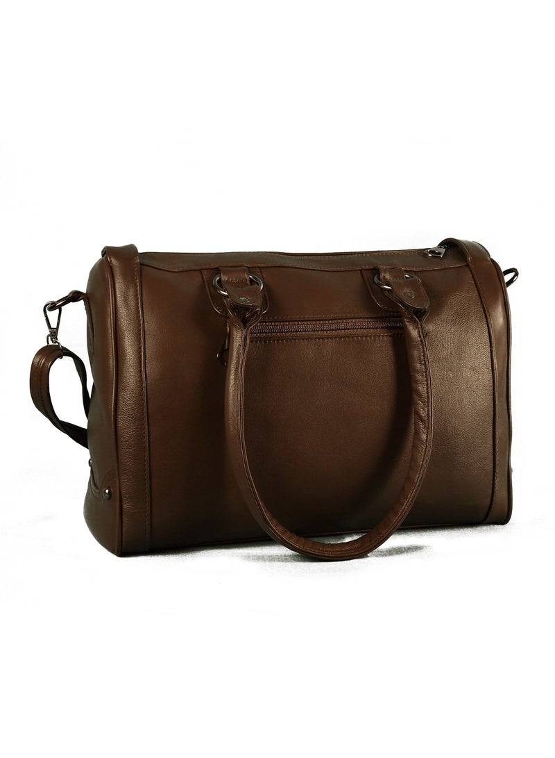 LEATHERIA Classic Genuine Leather Handbag for women - Large Size  - Image 2