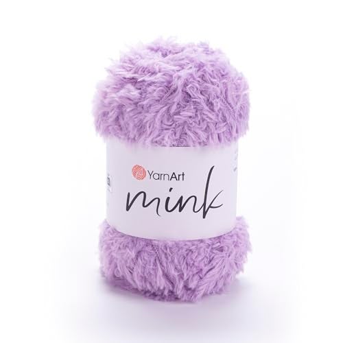 YarnArt Yarnart Mink Fur Yarn Soft Fluffy Faux Fur Yarn for Crochet  Knit 50g