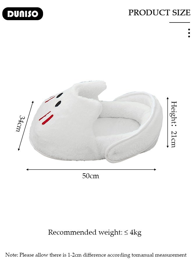 DUNISO Cat Bed Slippers Shape Cat Bed Four Seasons Universal Cat and Dog Bed Winter Pet Sleeping Bed House Sofa Transformable Shape Sofa Cushion Cat Pet Supplies - Image 2