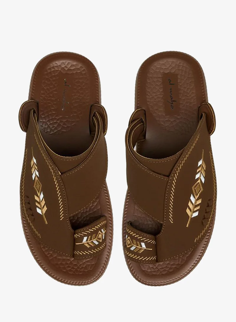 Al Waha Men Toe Loop Detail Arabic Sandals Ramadan Collection
