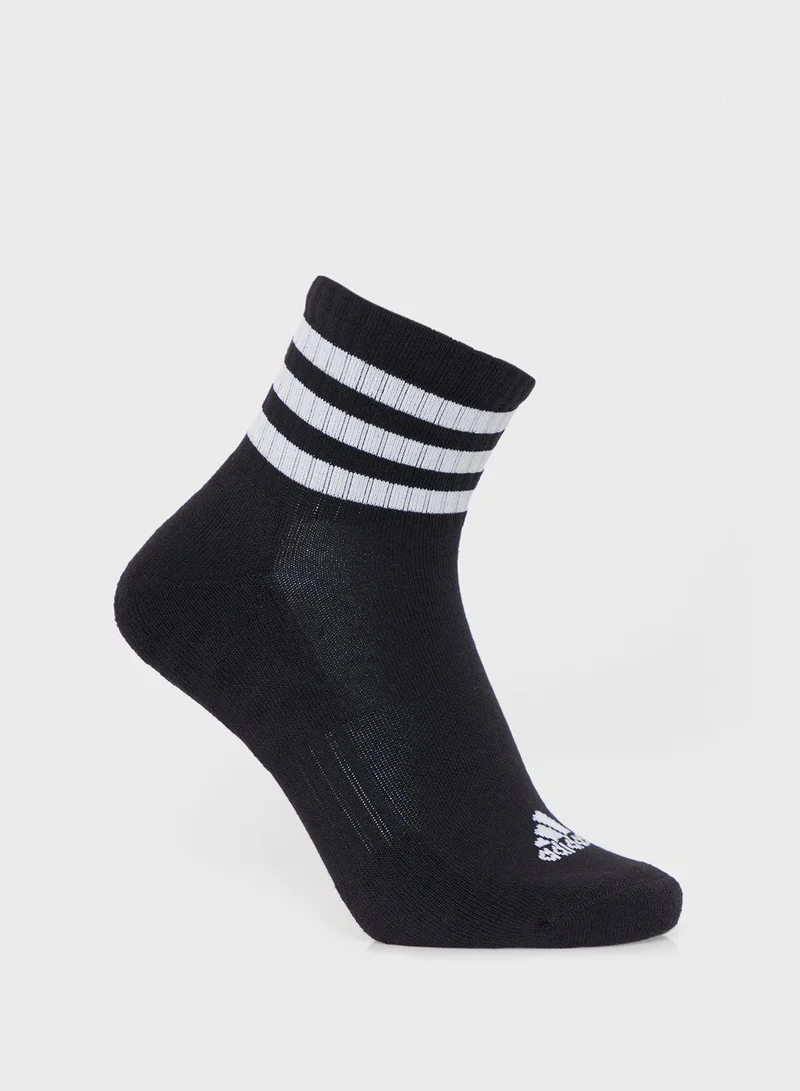 Adidas Adidas 3S C Spw Mid 3P U Grey Not Sports Specific Socks For Men & Women