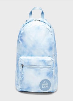 Oaklan by Shoexpress Logo Printed Backpack  - Image 1