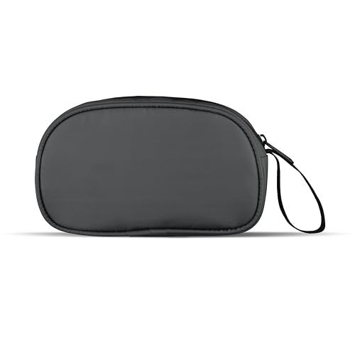 KUKLAR Premium Travel Pouch Multipurpose Carry Bag for Toiletries Cables Stationery Pencil Pouch and Daily Essentials Lightweight with Zipper for Travel School (Dark Grey) - Image 3