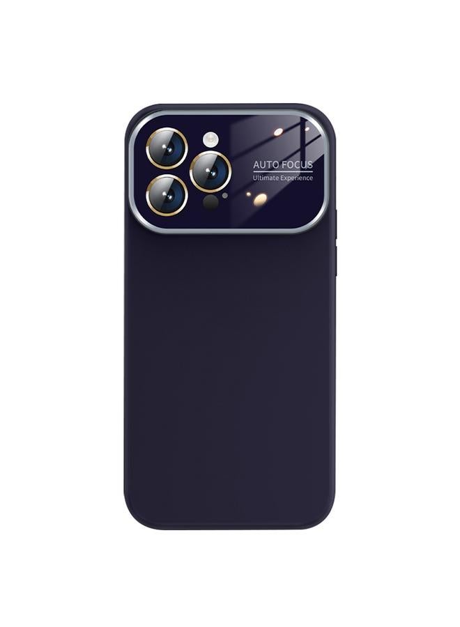 اس-توب جراب لهاتف iPhone 13 Pro Max من السيليكون السائل مع نافذة زجاجية كبيرة - Image 1