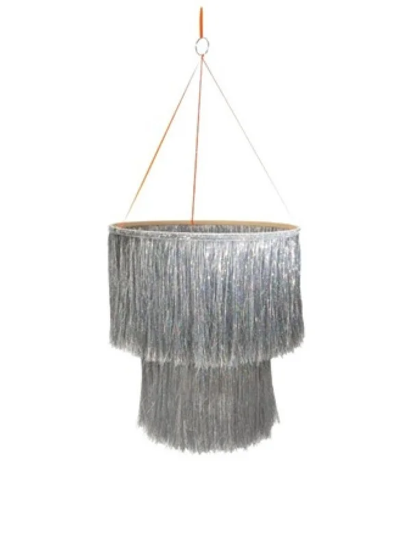 Meri Meri Silver Tinsel Chandelier