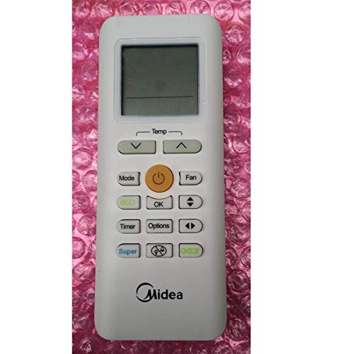 RCECAOSHAN Generic Replacement Air Conditioner Remote Control for Midea RG70E/BGEF - Image 1
