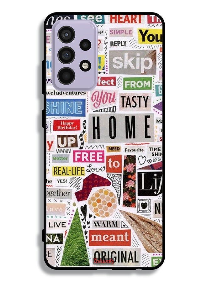 Tolwak Samsung Galaxy A52s 5G Protective Case Cover Meant Original Stickers - Image 1