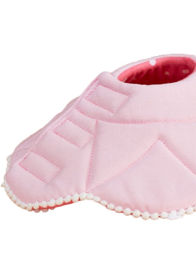 طوق إنقاذ للقطط، طوق حماية قطني قابل للتعديل بنقشة منقطة ومدبب للقطط والكلاب - Image 3