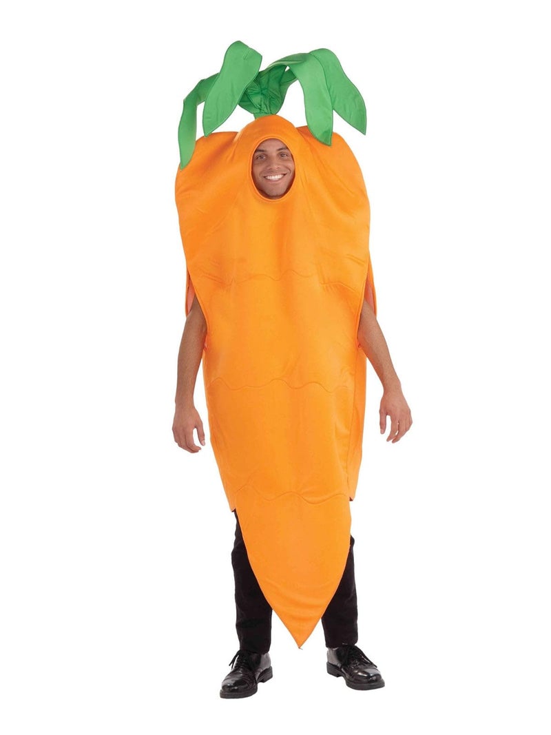 Rubies Carrot Costume for Adults, Unisex Standard Orange - Image 1