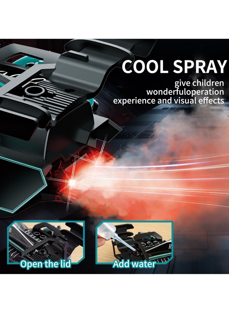 AL RAID Gesture Sensing RC Stunt Car Toys for Kids - Birthday Gifts for Boys Girls Ages 6-12, 360° Rotate Drift Hand Controlled Remote Control Car with Light Music Spray（green） - Image 3