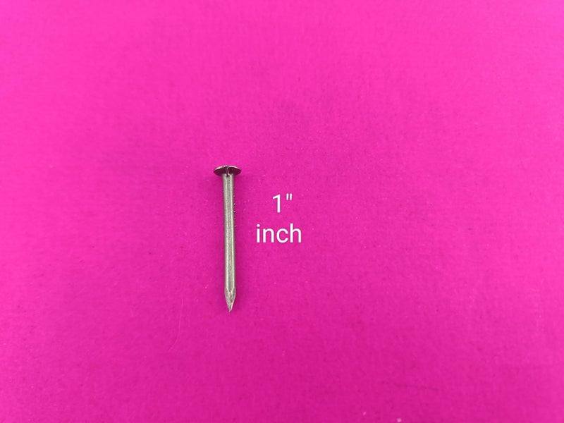 Advancedestore 1-Inch Multipurpose Nails – 100 Pieces | Strong Steel Nails for Wood, Wall, Shoes & DIY Use | Rust-Resistant & Durable (80 Grams) - Image 2