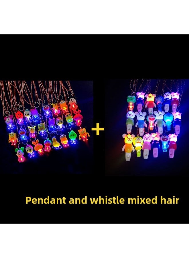 أنشطة الدفع هدايا صغيرة مضيئة مضيئة رمز كنس الصرف الصحي ألعاب أطفال كرتونية إبداعية صغيرة