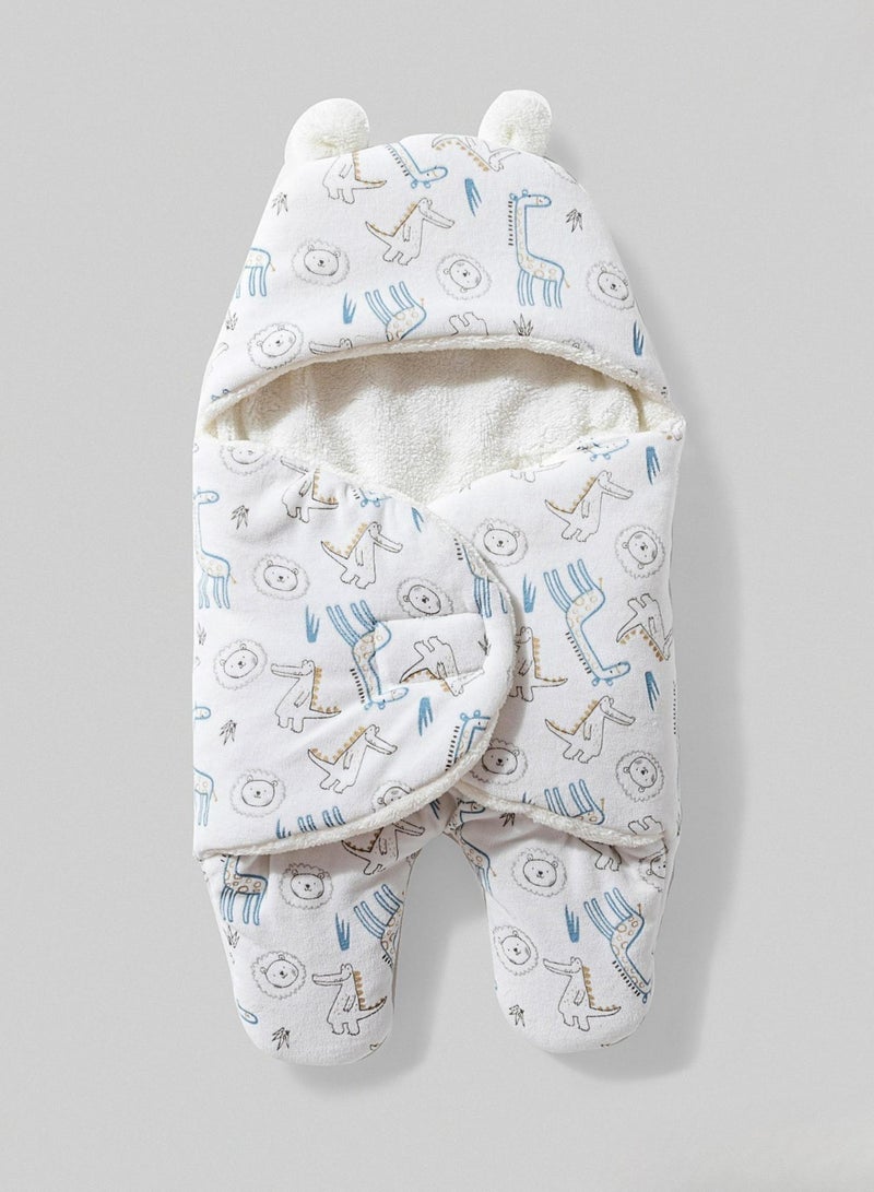 full moon 1 Newborn Swaddle Sack, Wearable Blankets Wrap for Baby
