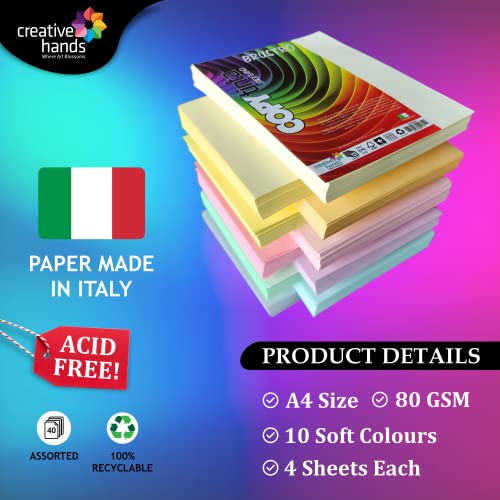 Fabriano Brustro Copy Tinta A4 Assorted Soft (Pack of 2) - Image 3