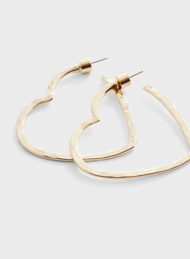 MANGO Coras Hoop Earrings