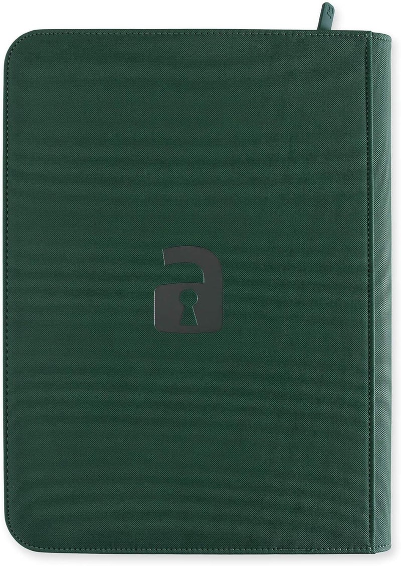 Vault X 9 Pocket Trading Card Zip Binder, 360 Cards, Premium Exo-Tec Album Material, 20 Side-Loading Pages, Folder for Collectible Games, Sports, TCG (Green) - Image 4