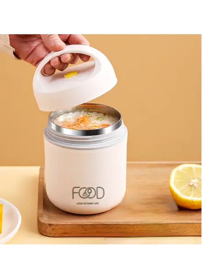 Infinity Food Jar, Stainless Steel Soup Container, 460 ML/15.5 OZ Size, Thermal Insulated, Leakproof, For School And Work - Image 3