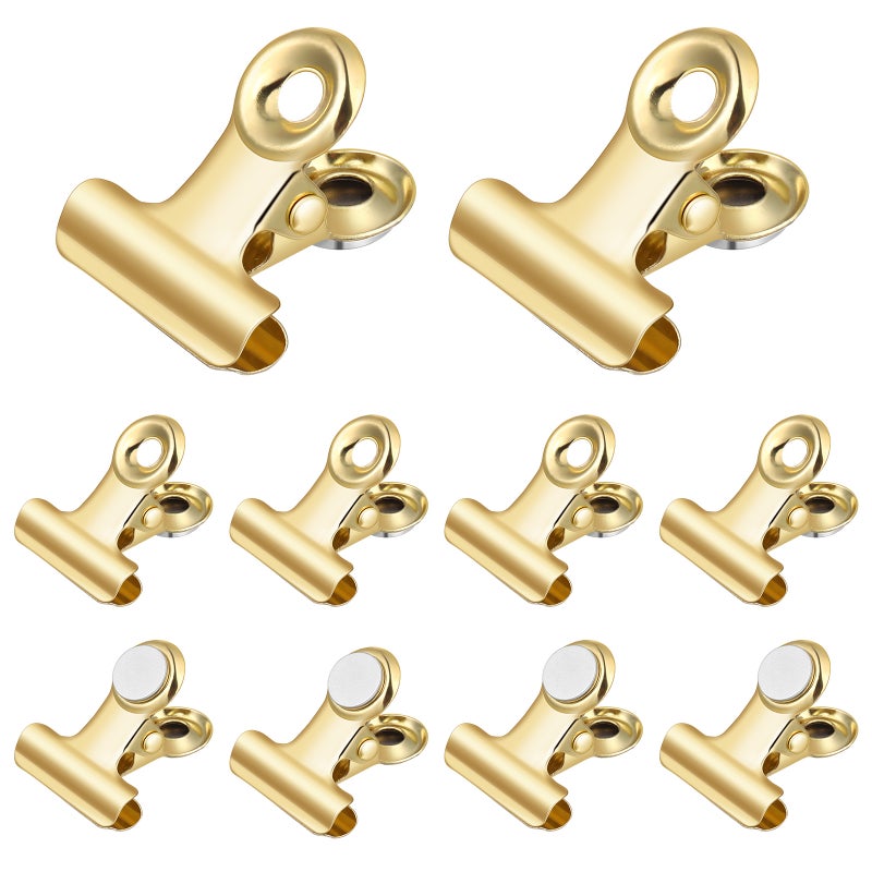 10 Pcs Magnetic Clips Refrigerator Magnet Clips Whiteboard Magnets Fixed Clips for Home Kitchen Office - Image 1