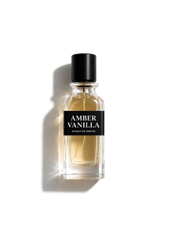VALESCO AMBER VANILLA Extrait de Parfum 50ml Unisex Long Lasting Amber Vanilla Musk Perfume with Saffron - Image 1