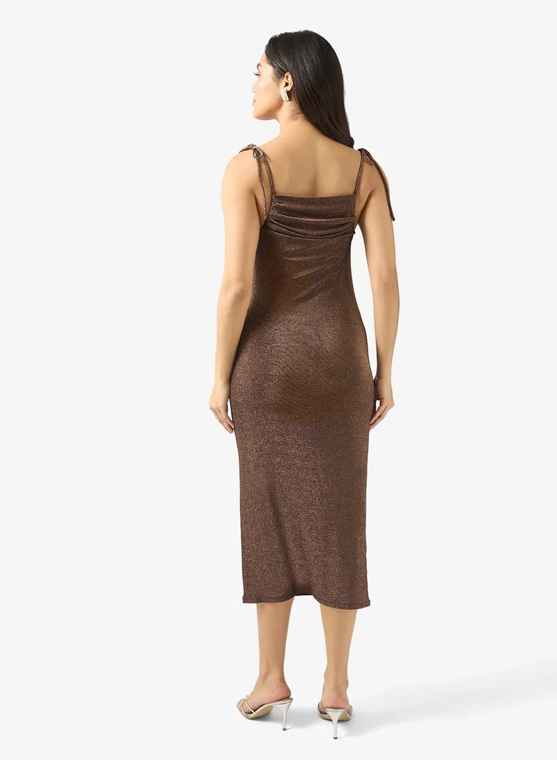 VERO MODA Awursula Strappy Square Neck Maxi Dress