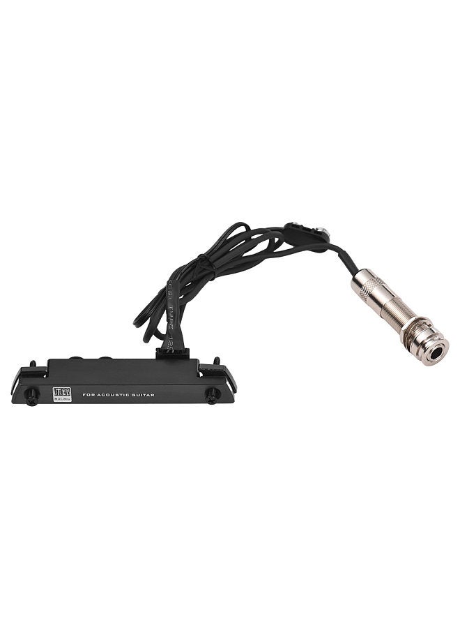 Generic Acoustic Pickup Portable Guitar Pickup Dual Coil Magnetic Induction and Microphone  - Image 1