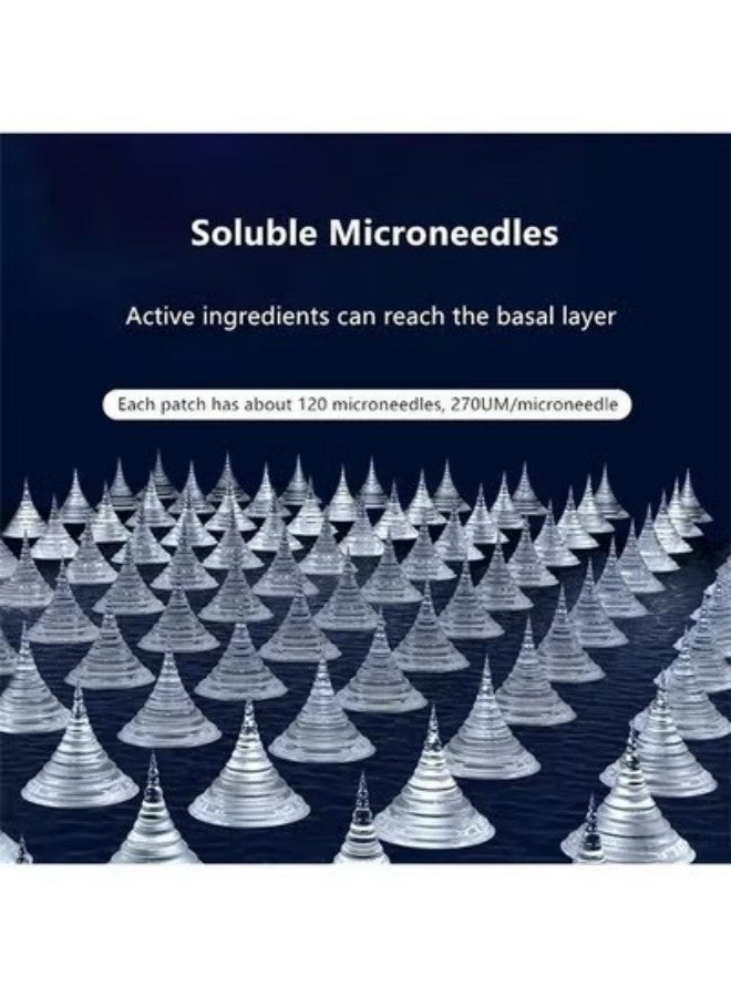 حياة مجنونة 9PCS تصحيحات حب الشباب Microneedles ، تصحيحات حبوب الشباب الوجه العناية بالبشرة ، تصحيحات حب الشباب الغير مرئية ، إزالة المرحلة المبكرة / الخفية / المكشوفة ، البثور ، البثور - Image 5