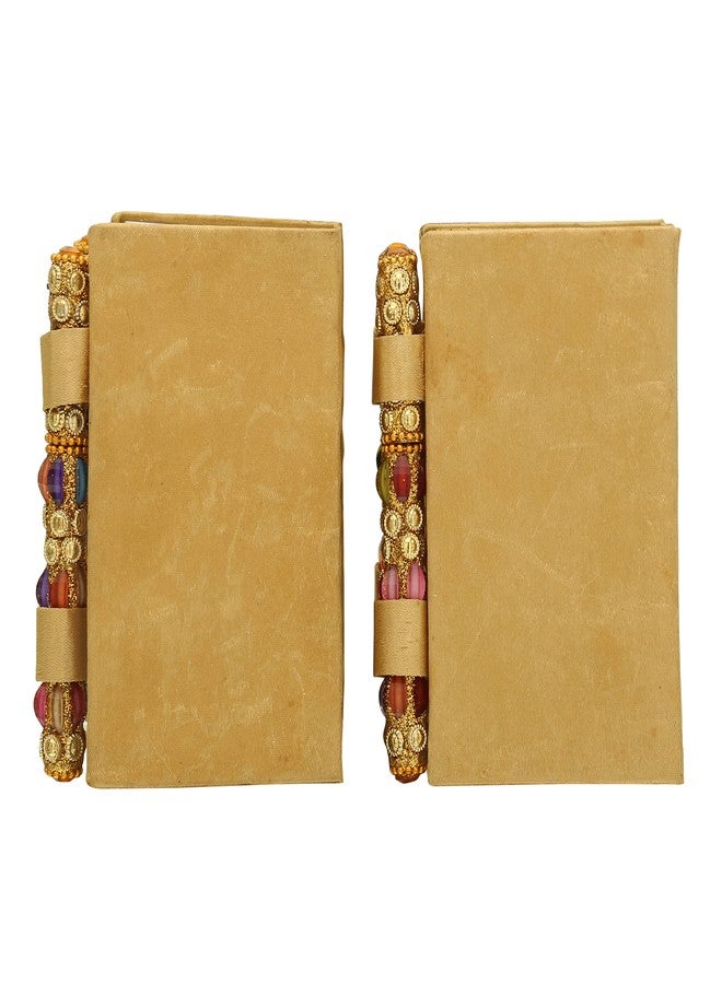 Craftam Special Handicrafted Pen and Diary Set l Golden Pen & Diary l Gift Item (2 Set, 3x5 Inch) - Image 5