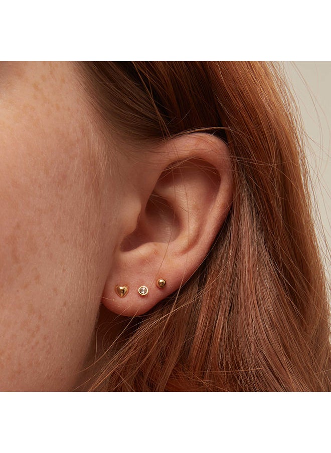 ORELIA LONDON - SW Stud & Heart 3 Pack - Image 1