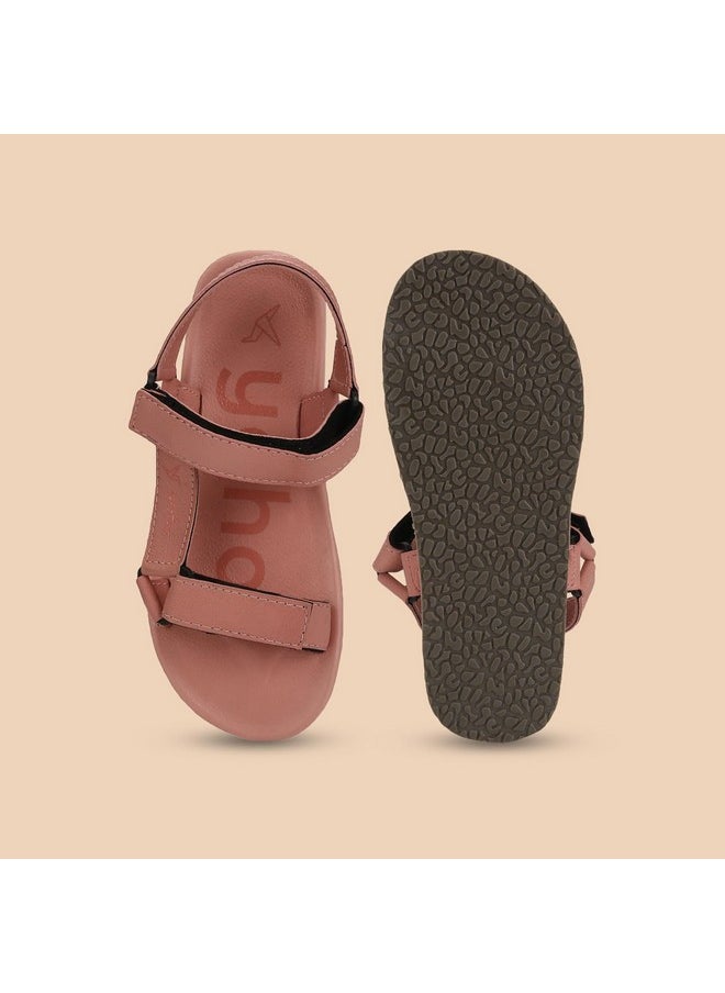 YOHO YOHO EVA Sandals for Women | EVA sole | Comfortable cushioned sole with TPR base | Lightweight | Soft skin friendly straps | Adjustable straps | Velcro closure | Vibrant colour options  - Image 3