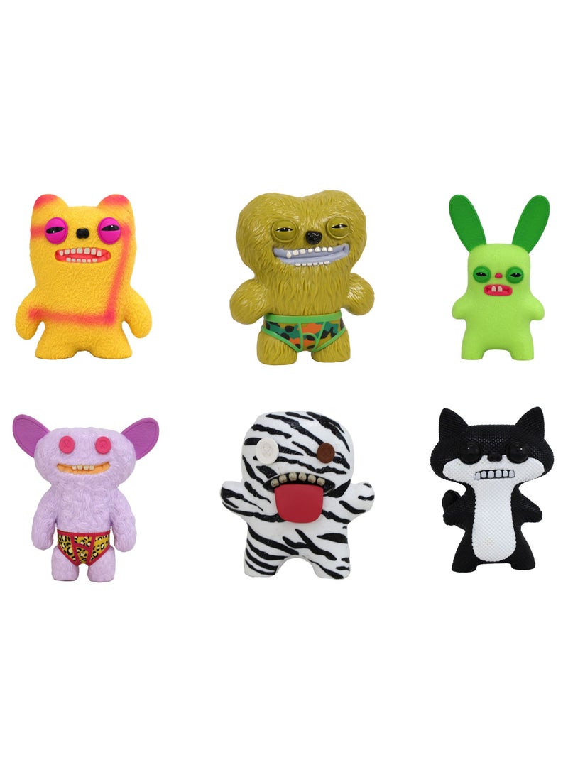 Fuggler مجموعة فاجلر القابلة للتخصيص من 1 قطعة، متنوعة 1 قطعة (قد يختلف النمط واللون) كل واحدة تباع بشكل منفصل | تمثال قابل للجمع | وحش قبيح مضحك | دمية وحش لطيفة - Image 1