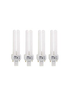 Osram (Pack of 4) Osram Home Decorative High Qualtiy and Durable, 2 Pin Day Light Double Twin Tube CFL Bulb, 13 Watt Energy Saving Bulb, Cool White, OESD13W/C/W  - Image 2