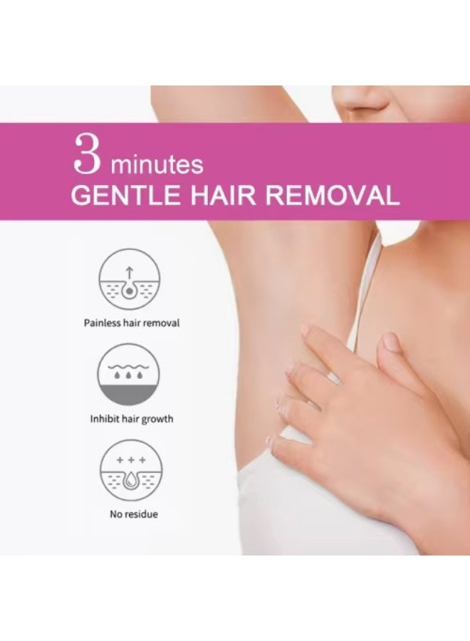 إيفولي Lemon+VE رذاذ إزالة الشعر للنساء والرجال، مزيل الشعر الخفيف بدون تهيج للإبط والذراع والظهر والصدر والساقين، مناسب لجميع أنواع البشرة - Image 4