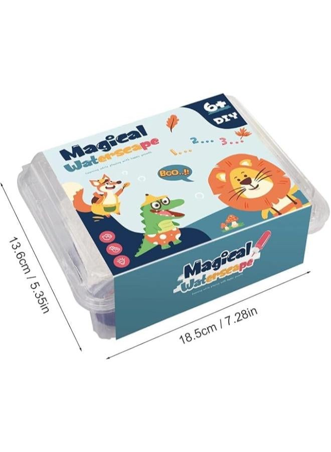 New Magic Water Toys Set Magic Water Gel Plastic Glass with Molds Water Toy for Kids (9 PCS) - Image 3