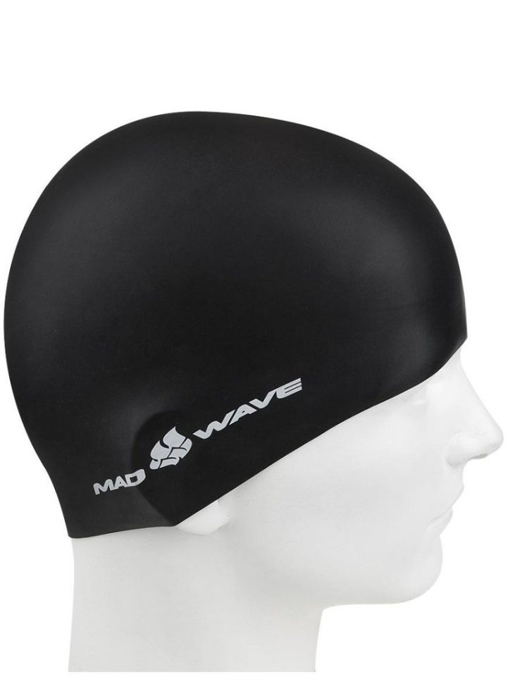 ماد ويف قبعة سباحة ماد ويف المكثفة باللون الأسود - Image 1