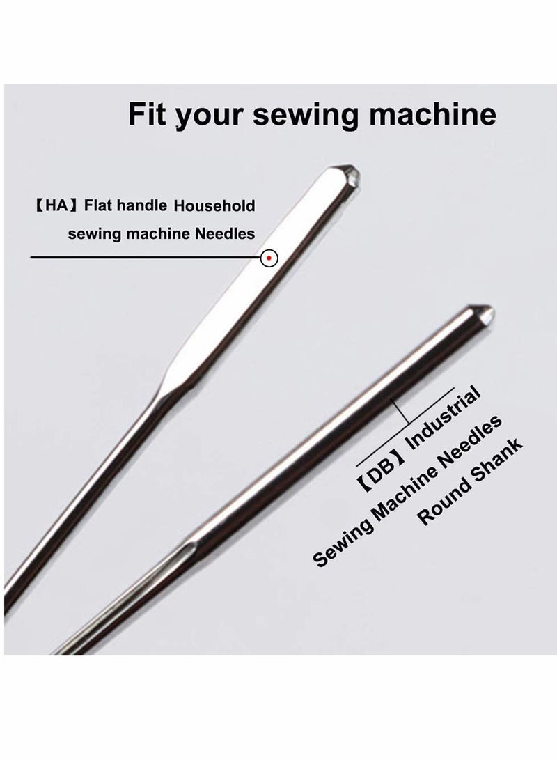 Heavy Duty Sewing Machine Needles, DB 80/12 Round Top Universal Regular Point for Singer, Brother, Janome, Varmax (10 Pcs) - Image 2