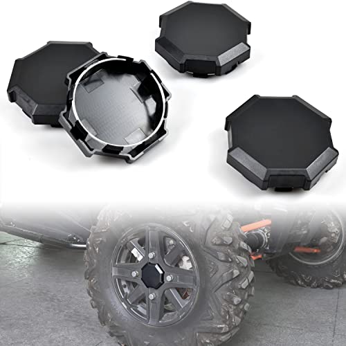 KATIMOTO Tire Wheel Hub Cap Center Cover for Polaris RZR 900 XP 4 1000 1419 Black Dust Rim Caps Center Wheel Covers for Polaris RZR 900 XP 4 1000 Turbo 20142019 Accessories 4PCS