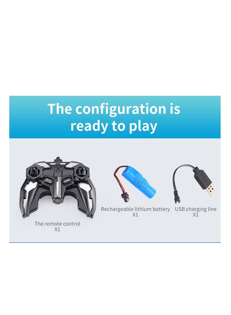 AROAQ Rambo Red Remote Control Car Transform Robot RC Car with 40MHz Version Remote And One Button Transforming 360 Degree Rotation Drifting Ideal Car Scale and Birthday Gift Toy  - Image 3