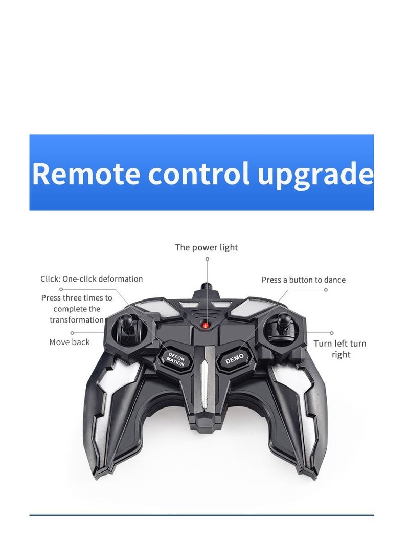 AROAQ Rambo Red Remote Control Car Transform Robot RC Car with 40MHz Version Remote And One Button Transforming 360 Degree Rotation Drifting Ideal Car Scale and Birthday Gift Toy  - Image 4