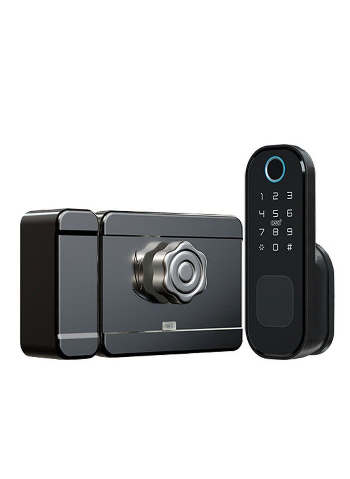 Smart Lock Work with Inner Door Lock Fingerprint Door Locks with Keypads Keyless Entry Deadbolt Front Door Lock Bluetooth App Control Touchscreen Keypad for Office Home Apartment