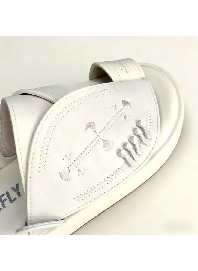 Men's Flat And Comfortable Slippers In The Arabic Style, Casual Slippers That Are Easy To Wear, Hand-Embroidered Slippers With A Unique Design. - Image 3