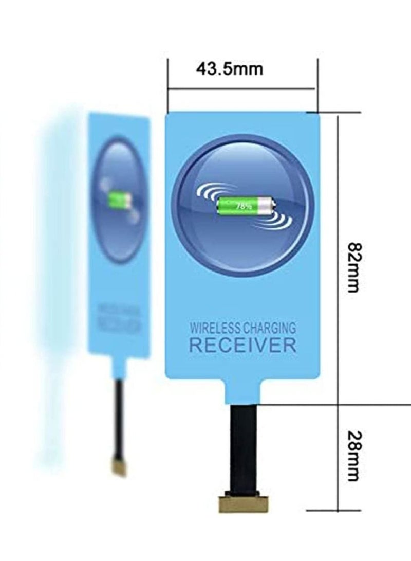 SYOSI Wireless Charging Receiver USB-C Qi Receiver Type C Wireless Charger Compatible with Fast Smart Microchip Technology for Samsung Galaxy A20 Fire Tablet Phones Chip Magic Tag - Image 5