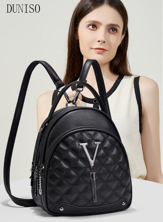 Women's Backpack Fashionable Travel Backpack For Women Faux Leather School Backpack Shoulder Bag For College Girls Students Black - pzsku/ZC15D906D696131D023C4Z/45/_/1719544287/f7757f79-ebce-4bab-b400-6cf447fb32be