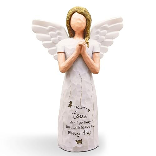 BORLESTA Sympathy Gifts for Loss of Loved One - Memorial Gifts, Bereavement Gift Idea, Miscarriage Gifts for Mothers, Bereavement Gifts, Grief Gifts for Women, Guardian Angel Figurines - Image 1